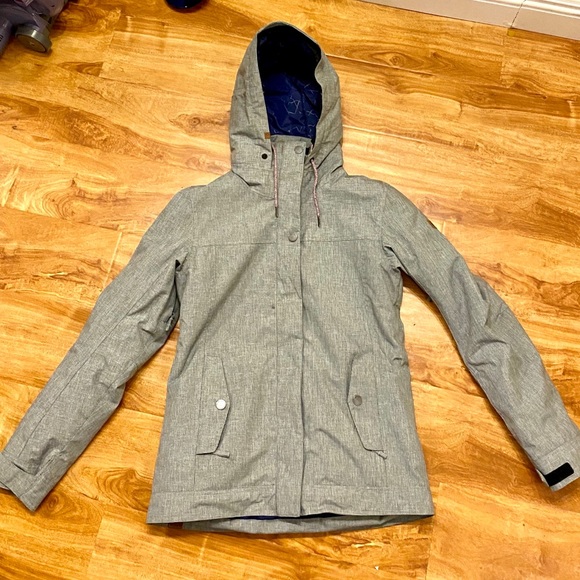 roxy grey ski jacket